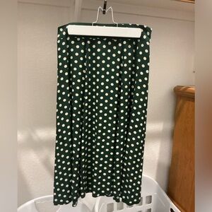 Trashy Diva Green Polka Dot Skirt Size 8